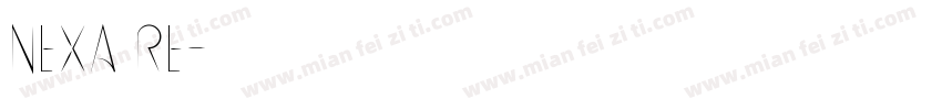 Nexa re字体转换